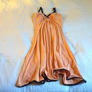 Michelle Jonas keyhole mini slip dress